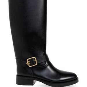 NEW COACH Womens Madeline Boot Size 6.5 Black Made In Brazil